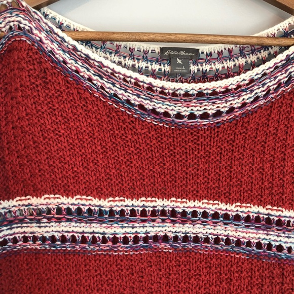 Eddie Bauer Reddish Brown Pullover Sweater, Size Large - Picture 6 of 8